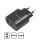 Adaptor încărcător de rețea PD30W/QC3.0 18W, negru