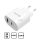 Adaptor încărcător de rețea PD30W/QC3.0 18W, alb