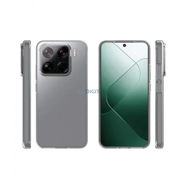 Xiaomi 15 5G silicon subțire capac spate, transparent