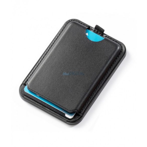 Suport de card magnetic pentru telefon cu urmărire, negru