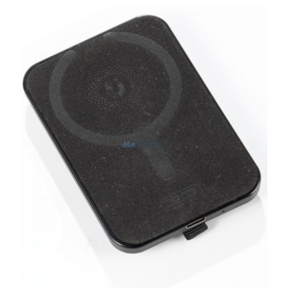 Suport de card magnetic pentru telefon cu urmărire, negru