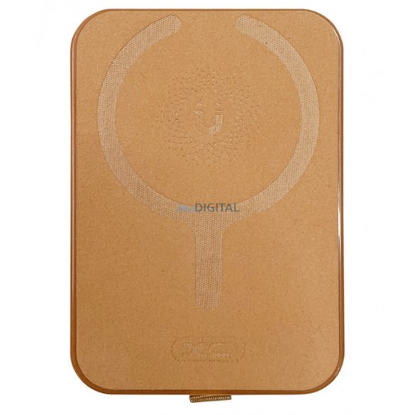 Suport de card magnetic pentru telefon cu urmărire, portocaliu