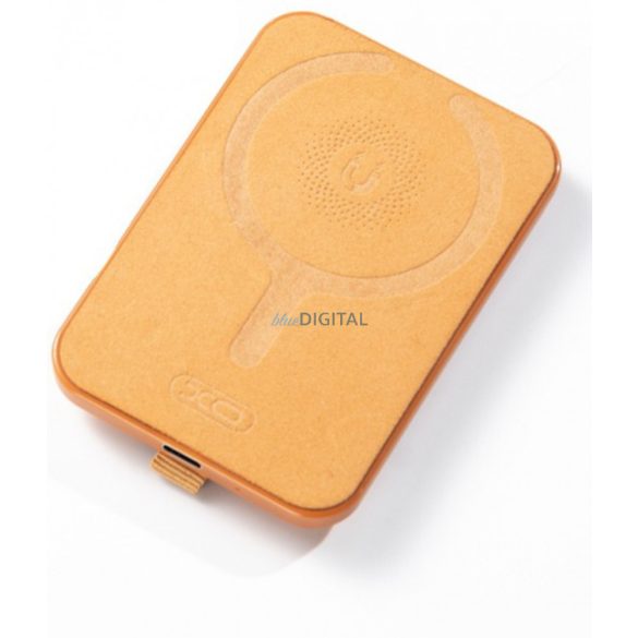 Suport de card magnetic pentru telefon cu urmărire, portocaliu