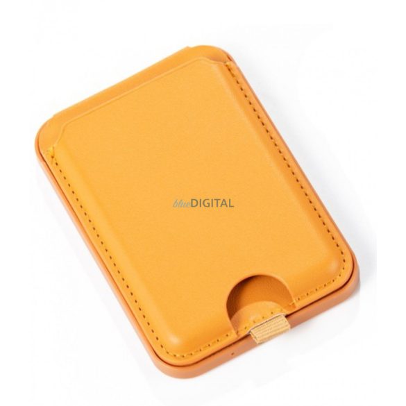 Suport de card magnetic pentru telefon cu urmărire, portocaliu
