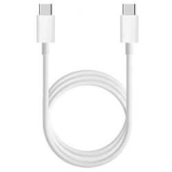 Cablu de date și încărcare USB Type-C, 1,5 m, alb