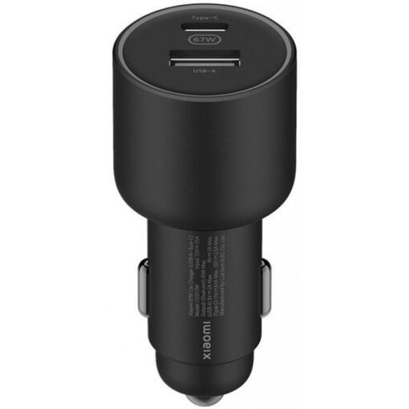 Încărcător auto Xiaomi 67W Dual (USB-A + Type-C) BHR6814GL