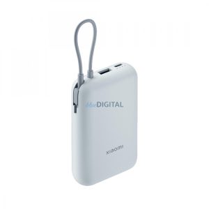 Xiaomi Power Bank 10000mAh built-in cablu usb-c albastru BHR9073