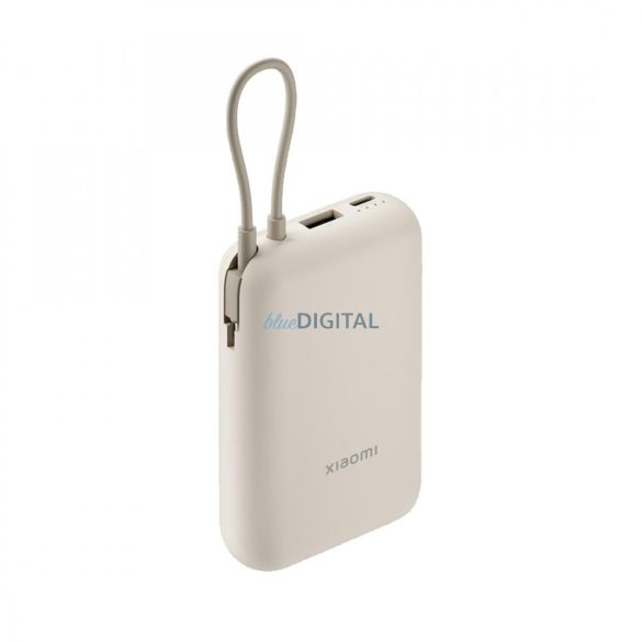 Xiaomi Power Bank 10000mAh built-in cablu usb-c bej BHR9072