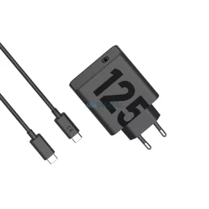 Adaptor de alimentare Motorola TurboPower USB-C 125W cu cablu, negru