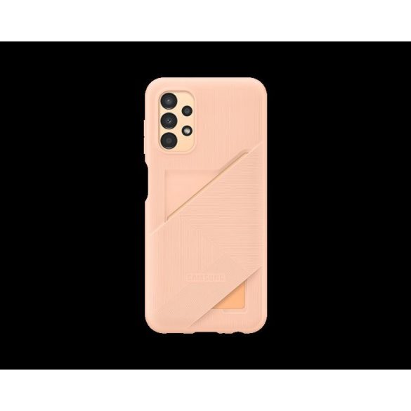 Husa din spate Samsung Galaxy A13 5G cu suport card, piersic