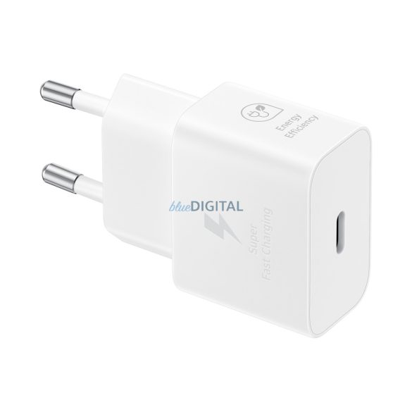 Adaptor de retea Samsung cu cablu, 25W, alb