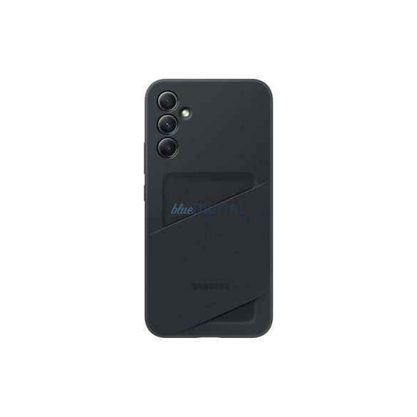 Husa din spate Samsung Galaxy A34 5G cu suport pentru card, Negru