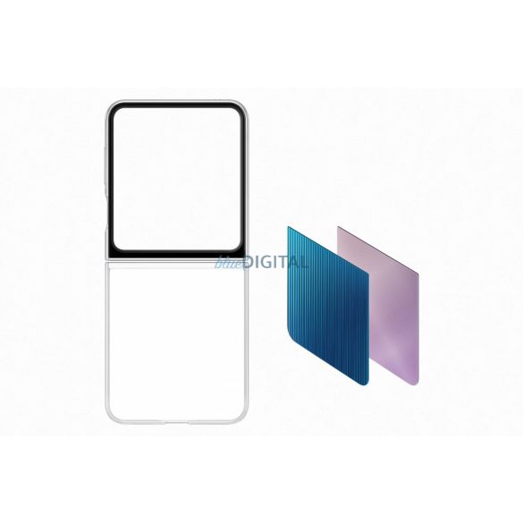 Husa cu deschidere Samsung Galaxy Z Flip 5, Transparenta