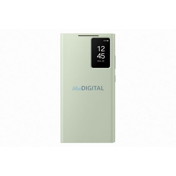 Husa portofel Samsung Galaxy S24 Ultra Smart View, verde deschis