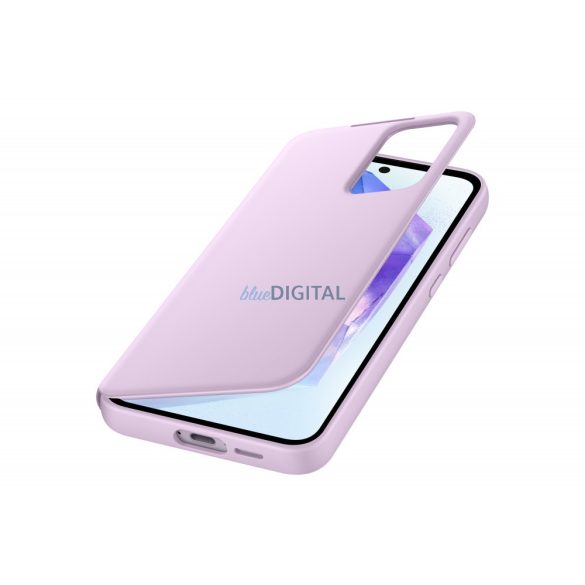 Husă portofel Samsung Galaxy A55 5G Smart View, Lavanda