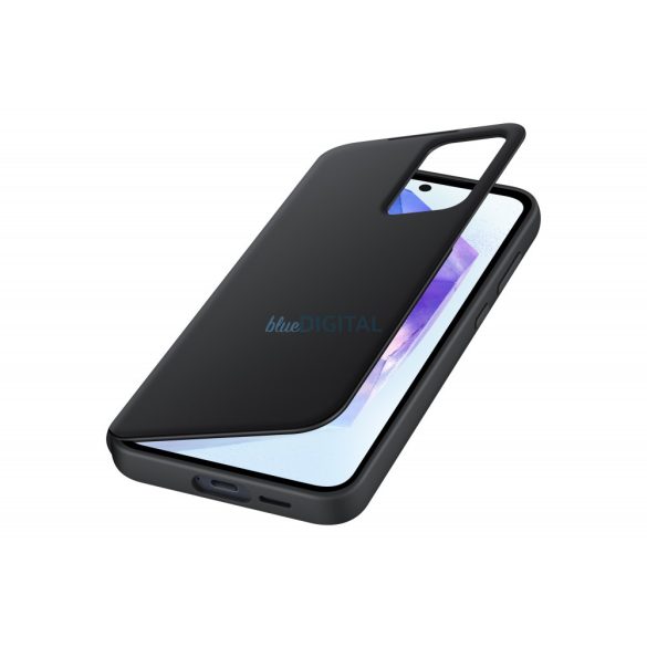 Samsung Galaxy A55 5G smart view geantă de portofel, negru