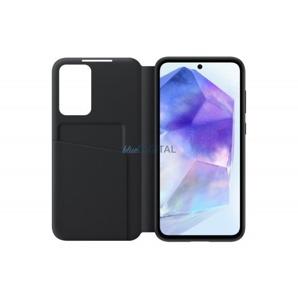 Samsung Galaxy A55 5G smart view geantă de portofel, negru