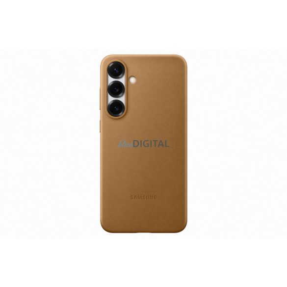 Samsung Galaxy S25 Plus capac spate din piele, auriu