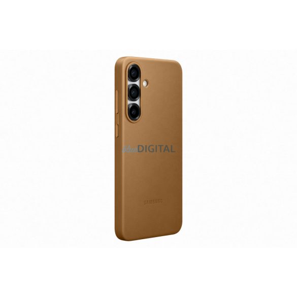 Samsung Galaxy S25 Plus capac spate din piele, auriu
