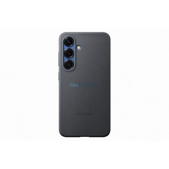 Samsung Galaxy S25 capac spate din piele, negru