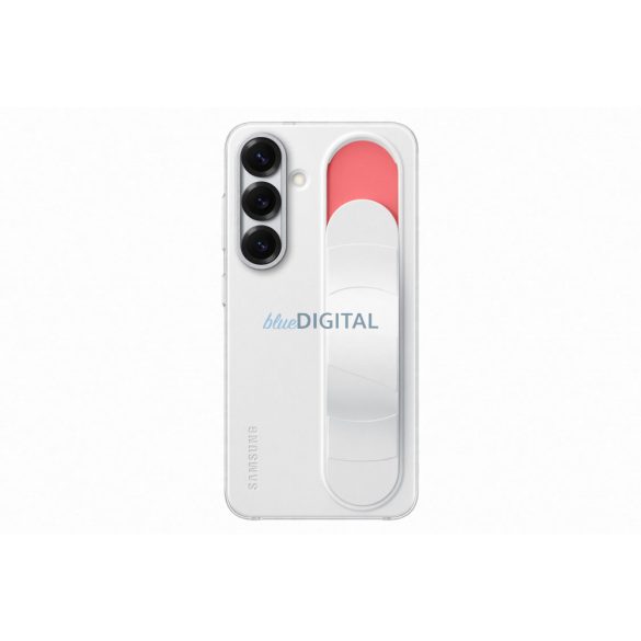 Carcasă Samsung Galaxy S25 Stand Grip, alb