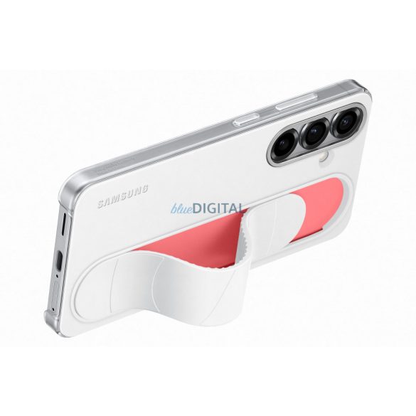 Carcasă Samsung Galaxy S25 Stand Grip, alb