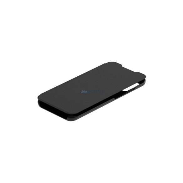 Husa flip Samsung Galaxy A35 5G cu suport pentru card, Neagra
