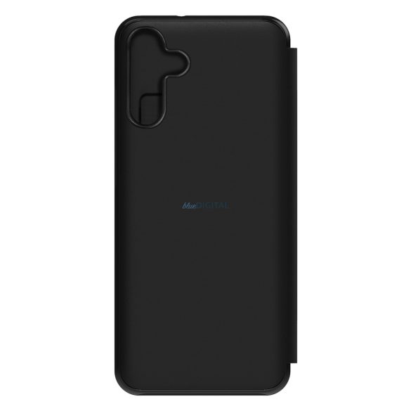 Husa flip Samsung Galaxy A55 5G cu suport pentru card, Neagra