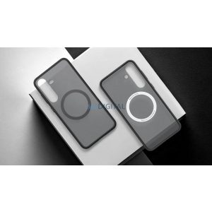 Samsung S25 Plus Capella carcasă anti-șoc, negru-argintiu