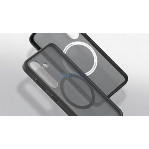 Samsung S25 Capella caz rezistent la șocuri, negru-argintiu