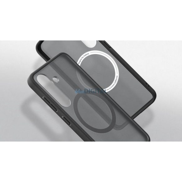 Samsung S25 Capella caz rezistent la șocuri, negru-argintiu