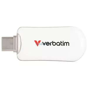 Pendrive Verbatim Plectra 128GB USB-C white 30229
