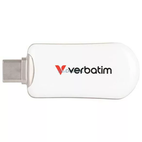 Pendrive Verbatim Plectra 128GB USB-C white 30229