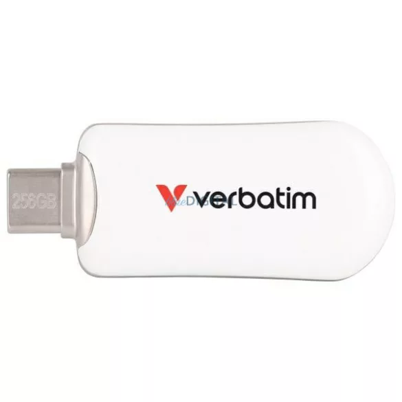 Pendrive Verbatim Plectra 256GB USB-C white 30230