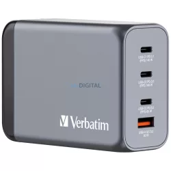   Verbatim GaN 240W Wall Charger 3xUSB-C/USB-A + EU/UK/US Adapter GNC-240 32205