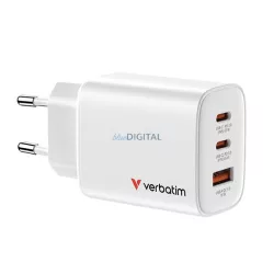   Verbatim Essentials GaN hálózati töltő 65W – fehér (32353)