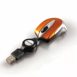 Verbatim Go Mini Optical Mouse USB-A 1000 dpi orange 49023