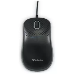 Verbatim Silent Optical Mouse USB-A 1000 dpi black 49024
