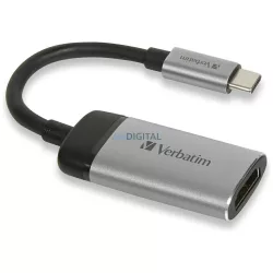 Verbatim Adapter USB-C - HDMI 4Kaluminum 49143