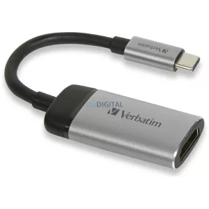 Verbatim Adapter USB-C - HDMI 4Kaluminum 49143