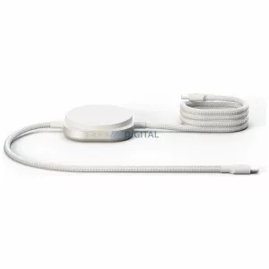 Zens Pro 2 Qi2 15W vezeték nélküli töltő (USB-C/USB-C) – fehér