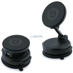  Inductive Car Charger Mercedes-Benz Foldable Magnetic Vintage Logo