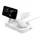 4smarts Inductive charger QI2 Trident 2in1 + USB-C + wall charger 30W white/white 540998