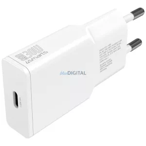 Wall charger 4smarts PDPlug Slim 30W GaN USB-C white