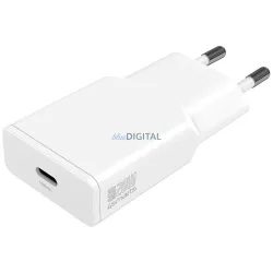   Cable Set 4smarts PDPlug Slim 20W GaN USB-C Wall Charger + 1.5m USB-C Cable white