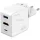 4smarts Flex adapter travel charger Hub 65W GaN USB-C/USB-A/HDMI white