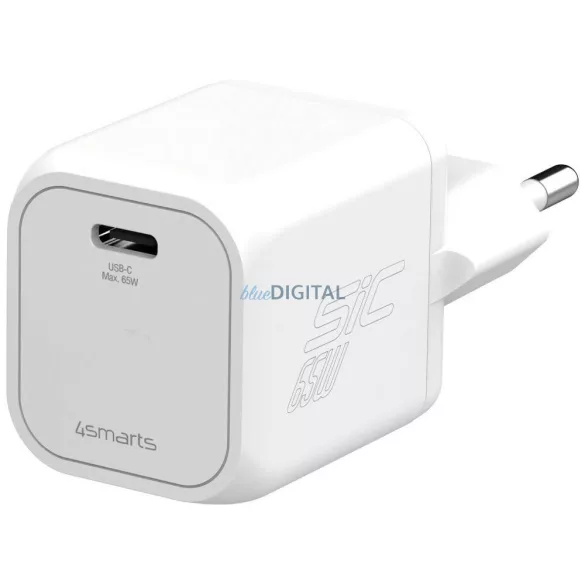 Wall charger 4smarts PDPlug SiC 65W USB-C white