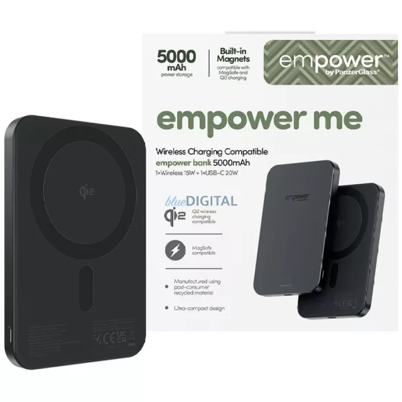 Powerbank empower by PanzerGlass Bank    5000mAh space black