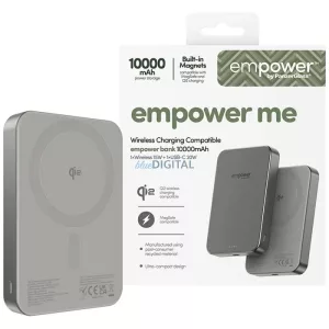 Powerbank empower by PanzerGlass Bank 10000mAh titanium