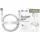 Cable empower by PanzerGlass Racing 60W  USB-A to USB-C 1.2m silver white